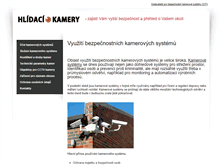 Tablet Screenshot of hlidacikamery.cz